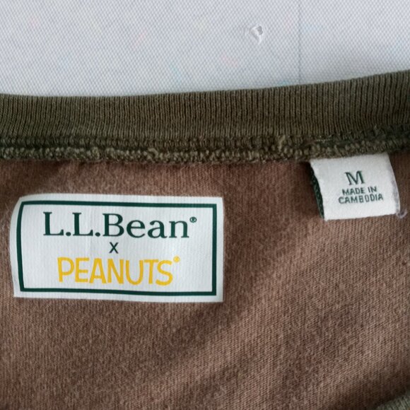 L.L. Bean X Peanuts collab Take a Hike  cameo Tee Size M - Picture 4 of 8